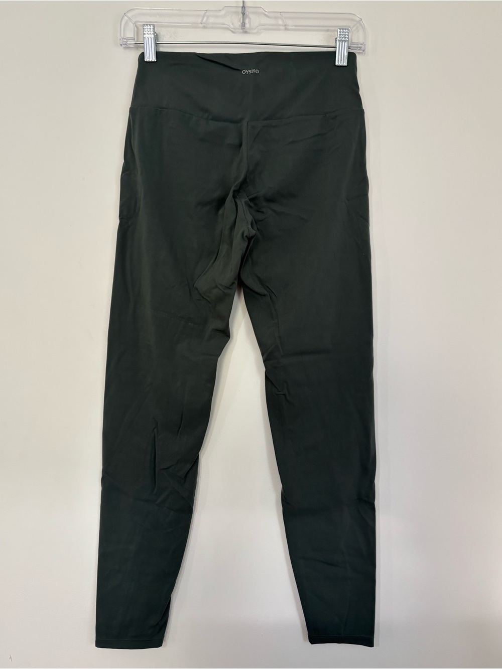 Oysho High-Waist Leggings in Dark Green